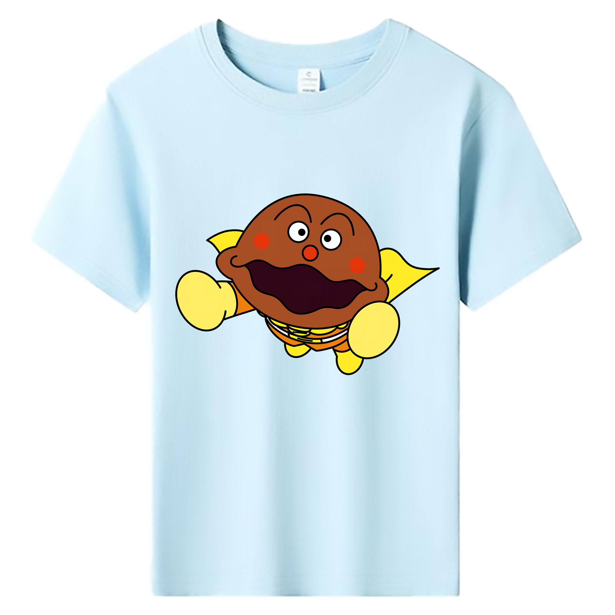 （画像用） アンパンマン Anpanman 綿100％キッズTシャツ（フロントプリント）